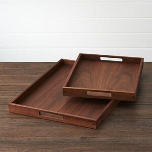 Classic Wood Pair’ Serving Tray