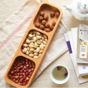 Dry fruit Compartment Serving Tray