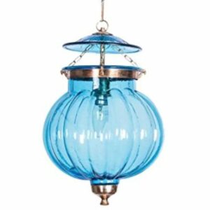 Melon Shape Sky Blue Lamp